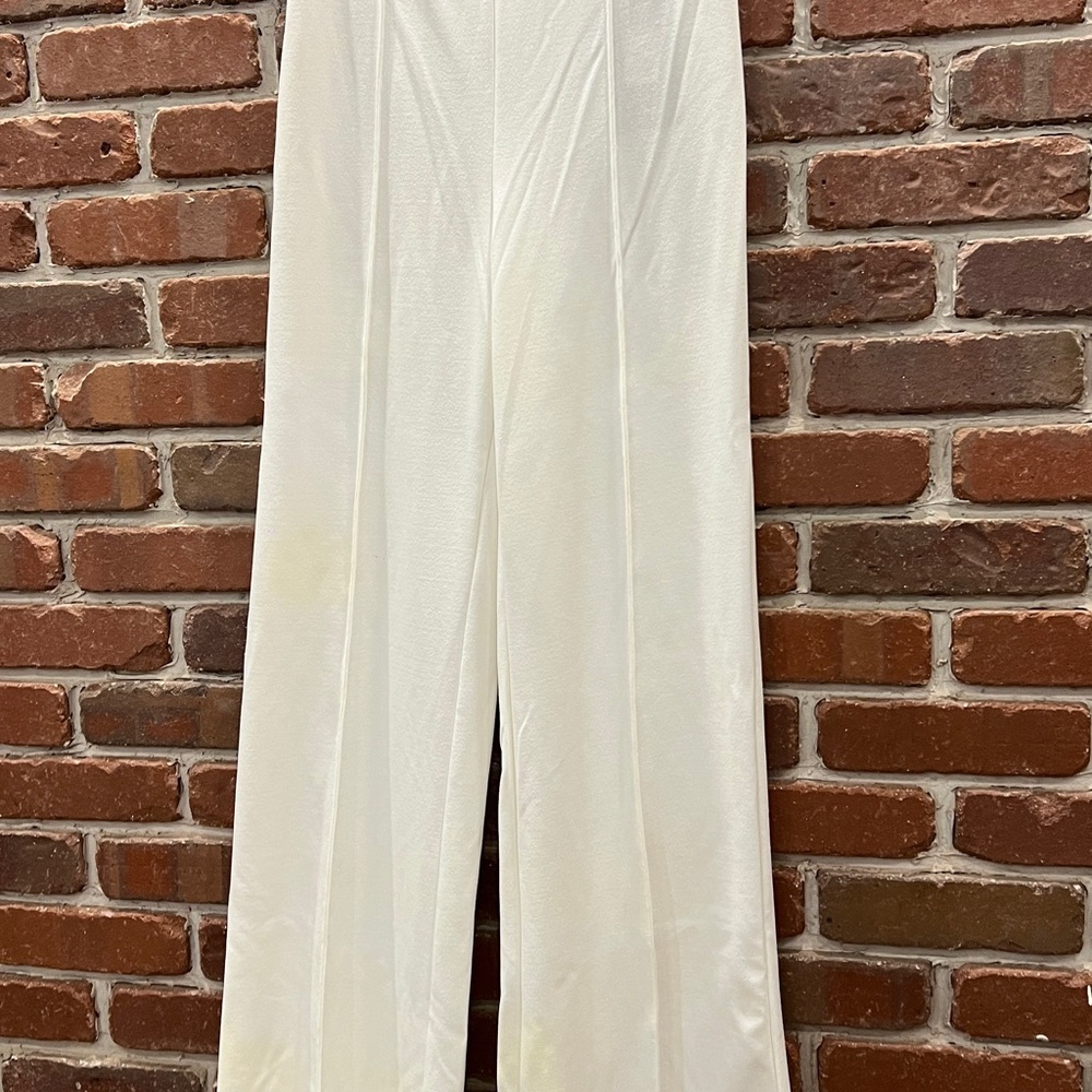 Fashion Nova White High-Waisted Dress Pants